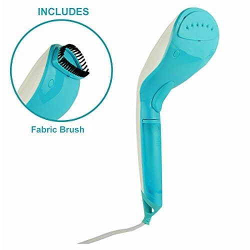 Handheld Steamer, Powerful Multi-Functional Fast Heat-Up Garment and Fabric Clothing Steamer Perfect for Home and Travel, Includes Brush
