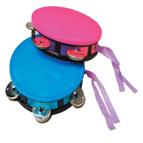 Neon Tambourine Party Accessory