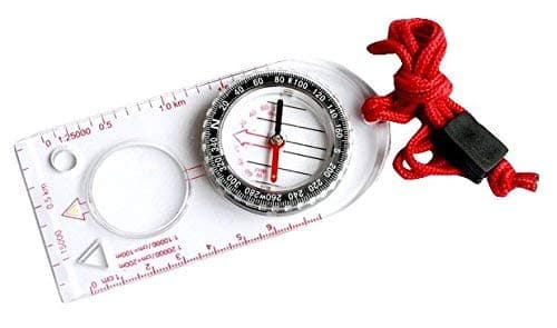 Boy Scout Compass - Lightweight, Adjustable, Liquid Filled - for Navigation, Orienteering and Survival