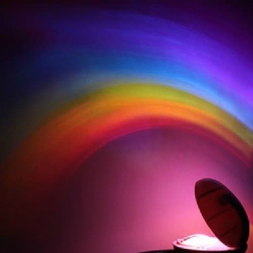 Creative Rainbow Romantic Star Led Projecting Lamp Night Light.