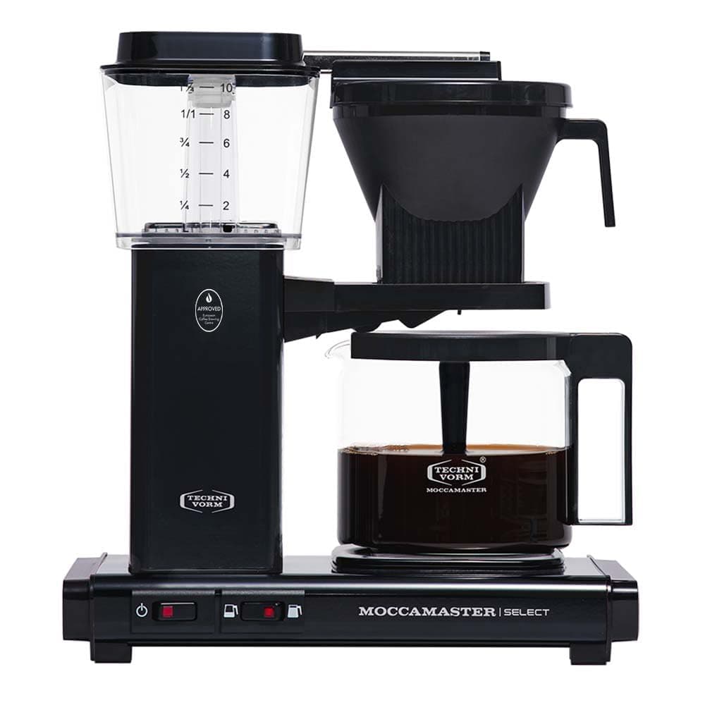 Moccamaster KBG Select, Coffee Machines, Filter Coffee Machine, Black, UK Plug, 1.25 Liters