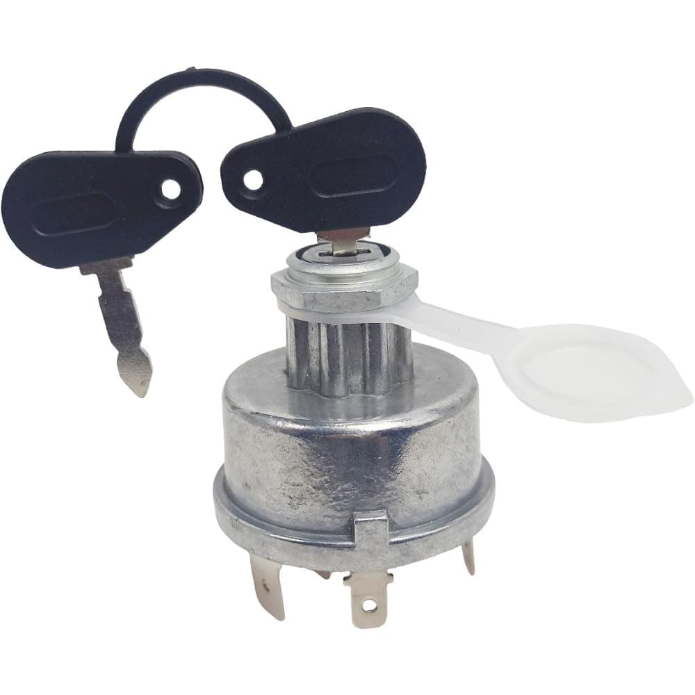 MACHSWON Ignition Switch,Ignition Starter Switch with 2 Keys for For-d Tractor 4600 4630 4830 5000 5030 5600 6600 5110 515 530A-535 3230 3430 3930 8630 8730 530 540-5500-50 7600 7700 Backhoe 82849085