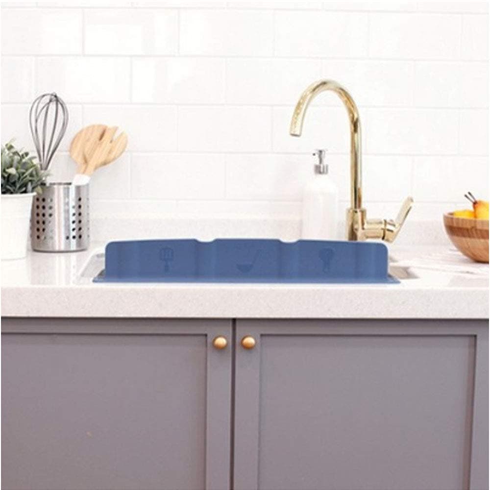 Silicon Kitchen Sink Water Splash Guard (Grey)