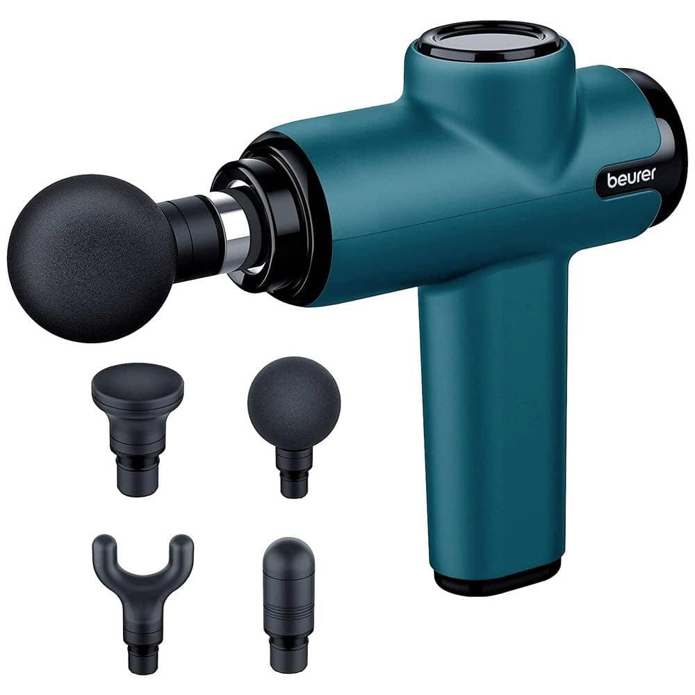 Mg99 Compact Massage Gun, Mini Deep Tissue Massager With 4 Attachments, Powerful Trigger Point Massage To Relieve Tension, Handheld Massager With 5 Intensity Levels, Rechargeable Battery, Black