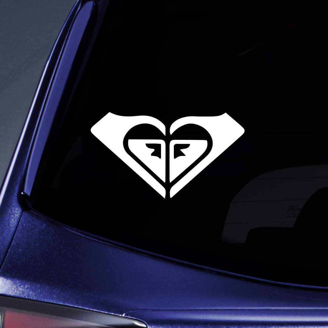 Bargain Max Decals - Roxy Sticker Decal Notebook Car Laptop 6" (White)