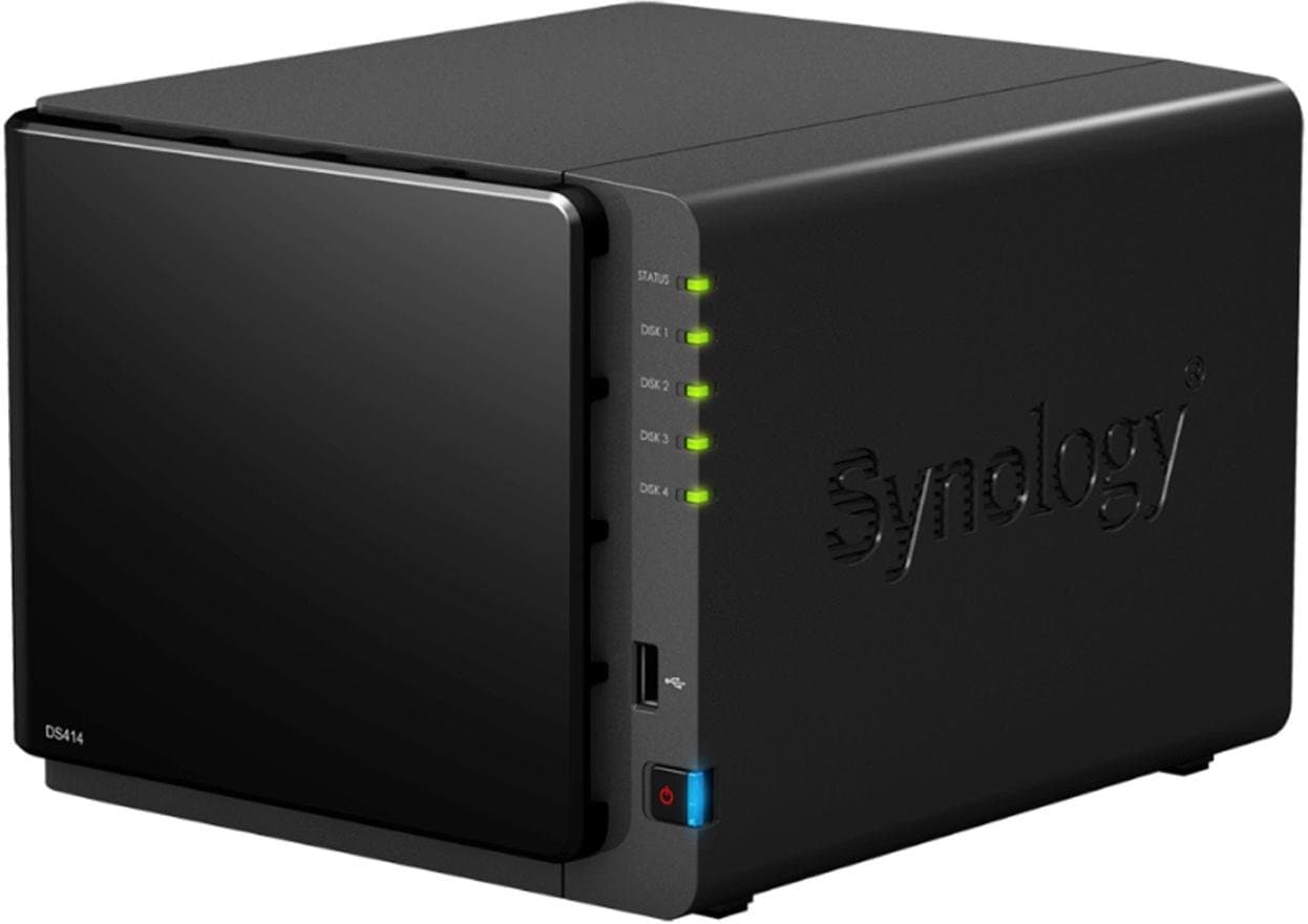 Synology DiskStation 4-Bay Diskless Network Attached Storage (DS414)