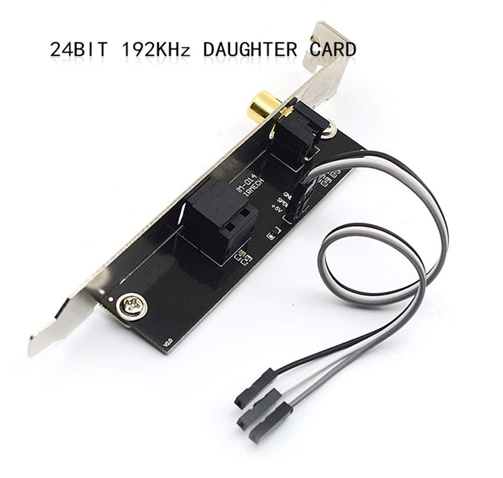 SPDIF Optical and RCA Out Plate Cable Bracket Digital Audio Output for ASUS MSI Gigabyte Motherboard
