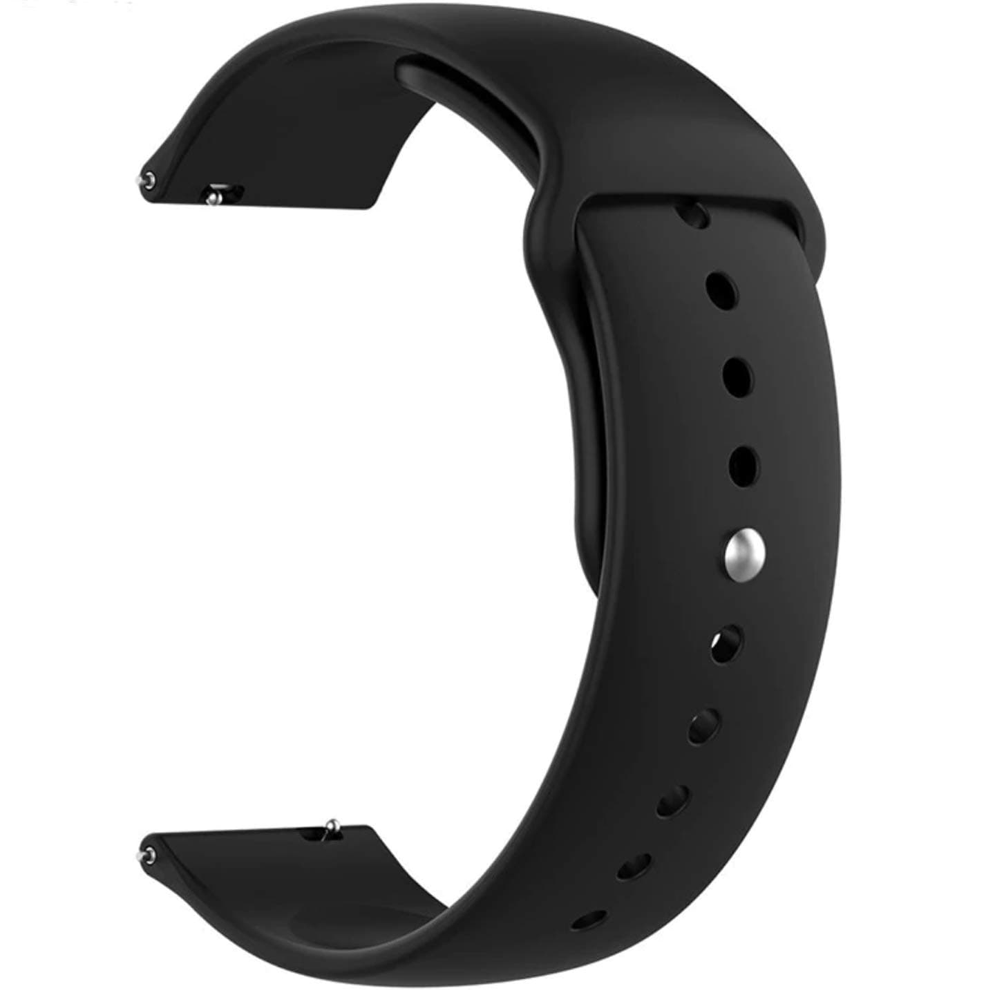 TECHONTO 22MM Watch Band Strap with Rust Free Button Compatible with Boat Xtend, ColorFit Ultra/Ultra 2, Amazfit GTR (47mm)/ GTR 2E, One Plus(46mm), Galaxy Watch 3 45mm, Realme S/S Pro