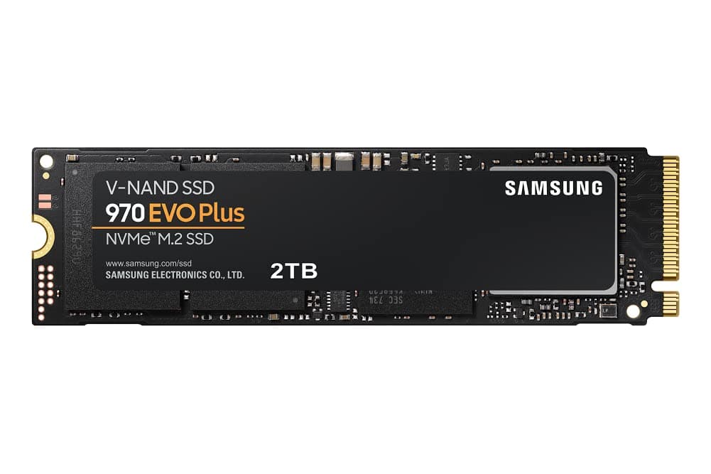 SAMSUNG 970 EVO Plus SSD 2TB NVMe M.2 Internal Solid State Drive w/ V-NAND Technology, Storage and Memory Expansion for Gaming, Graphics w/ Heat Control, Max Speed, MZ-V7S2T0B/AM