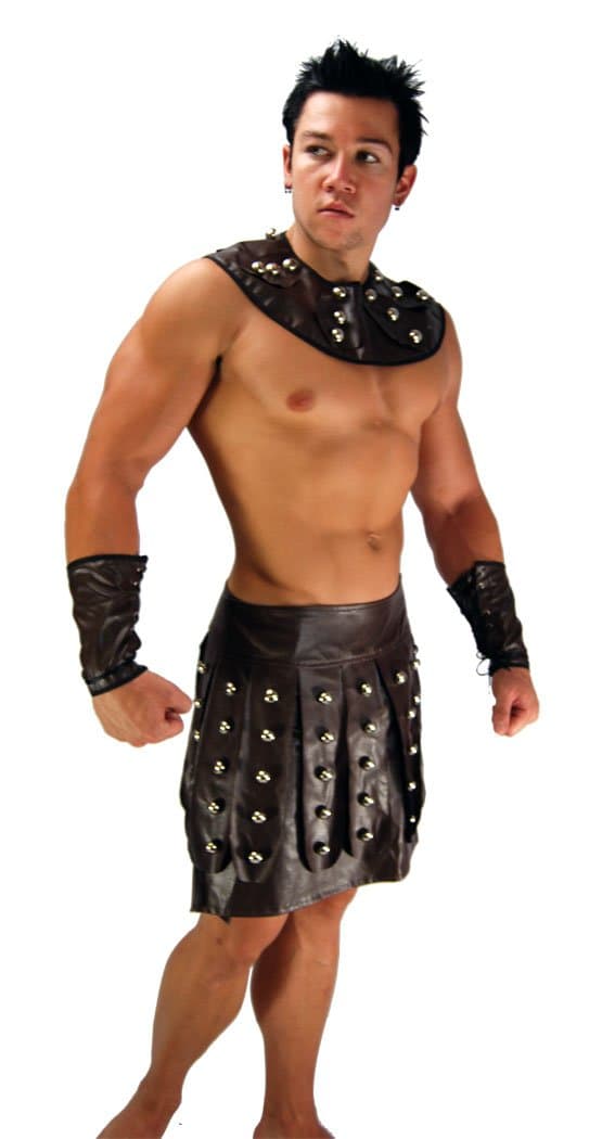 Sexy Warrior Costume One-Size Brown