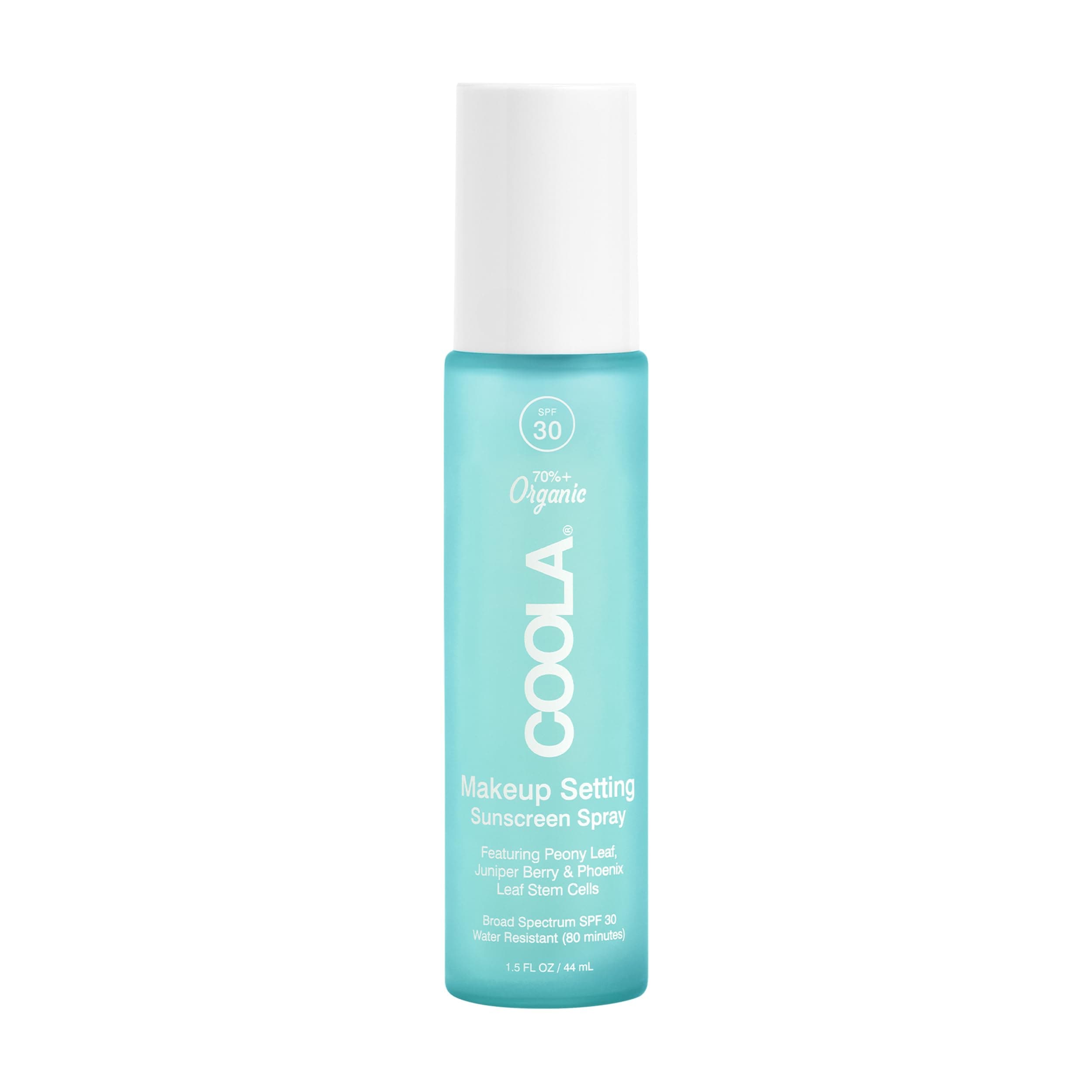 Coola Organic SPF 30 Makeup Setting Sunscreen Spray 1.5oz