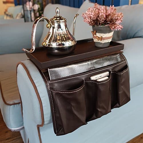 iLemon Sofa Couch Remote Control Holder- Chair Armrest Caddy Pocket Organizer, Remote Control Caddy,Use for Remote Controls, Game Controller, Pens, ipad,Magazines