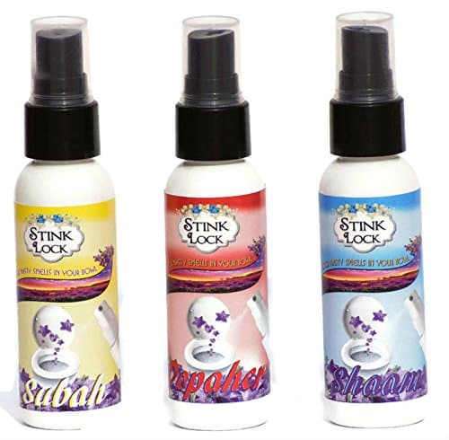 Stink Lock Earthenware Bathroom Freshener (White)