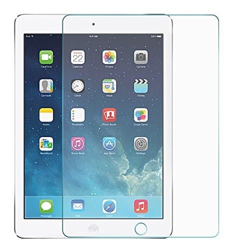 iPad Air 2 Screen Protector, iPad Air 2 Glass Screen Protector, Balee 0.30mm Ultra Thin Anti-scratch Tempered Glass Screen Protector for iPad Air 2, iPad Air, iPad 6, iPad 5 - 2.5D Rounded Edges / 9H Hardness Scratchproof / Shatterproof / Anti-fingerprint / High Definition Ultra Clear iPad Air 2 Screen Protector,iPad Air Screen Protector
