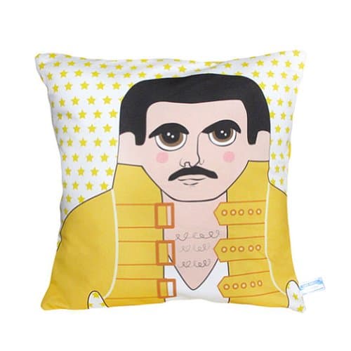 Late Greats Pillow, Freddie Mercury