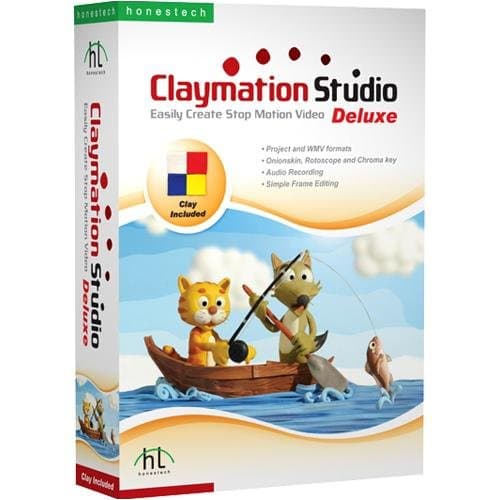Claymation Studio Deluxe Create Stop Motion Video Includes Clay