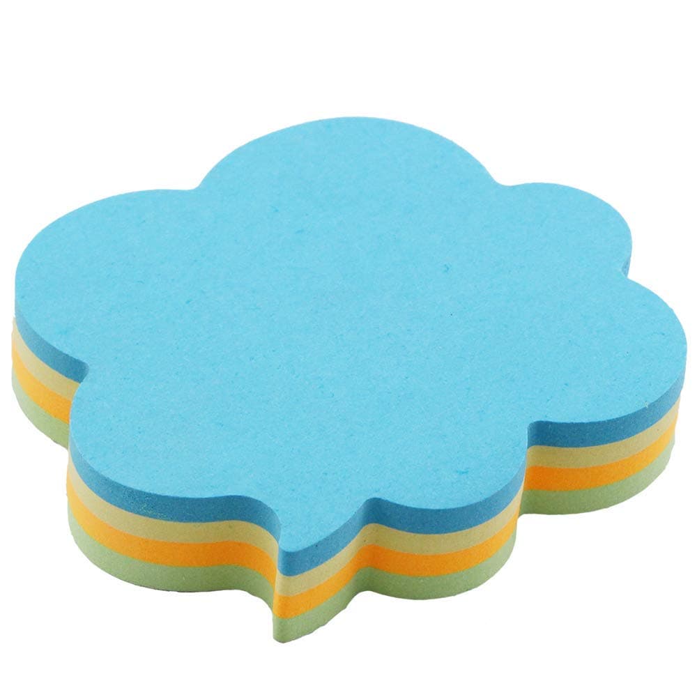Cute Modeling Color Messages Stickers Notes Sticky Notes Sticky Note Multi-Shape 140page Clouds