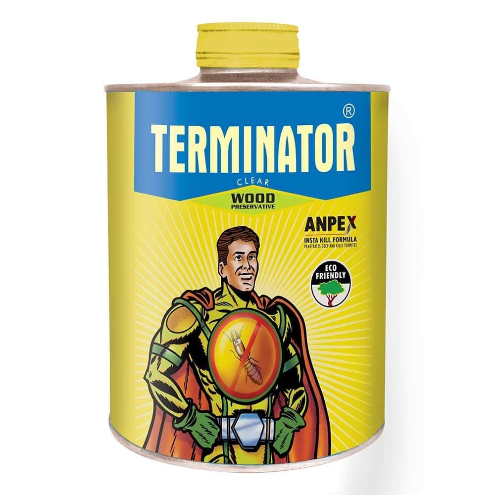 Terminator Pidilite Eco-Friendly Termite Killer Refill pack Termite,Borer,Insect Repellant & Control-For home,kitchen & Wood Preservative (1 litre)