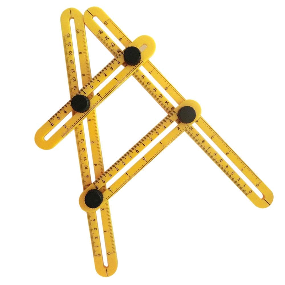 Angleizer Template Tool, Vonimus Multi-Angle Measuring Ruler, General Angleizer Template Ruler for Handymen, Builders, Craftsmen