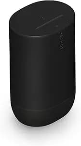 Sonos Move 2 - Black - Wireless Portable Bluetooth Speaker