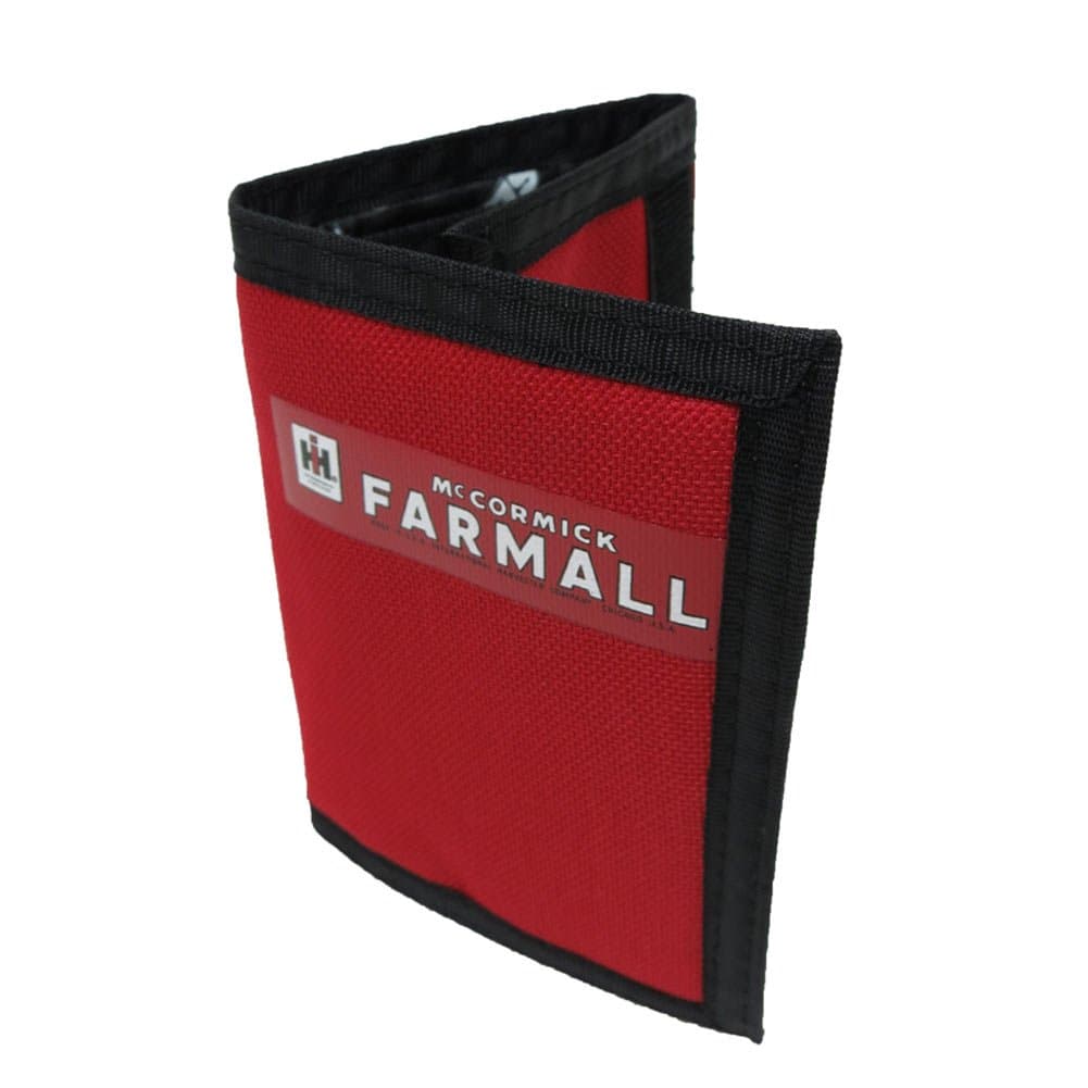 Farmall Red Nylon Trifold Wallet