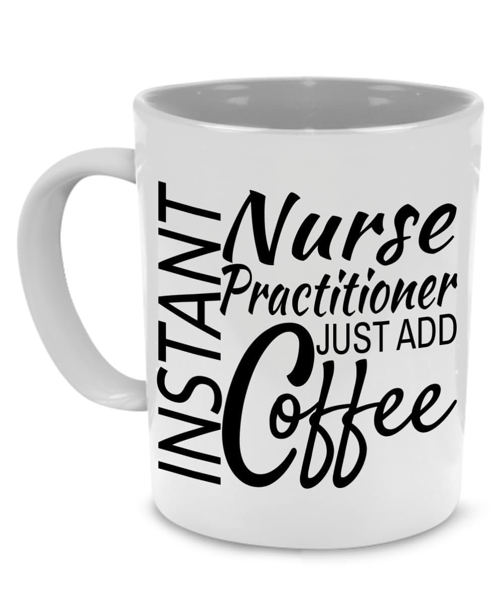 Nurse Practitioner Coffee Mug – A Perfect Cool, Unique Gift, Printed on Both sides. by visionelle
