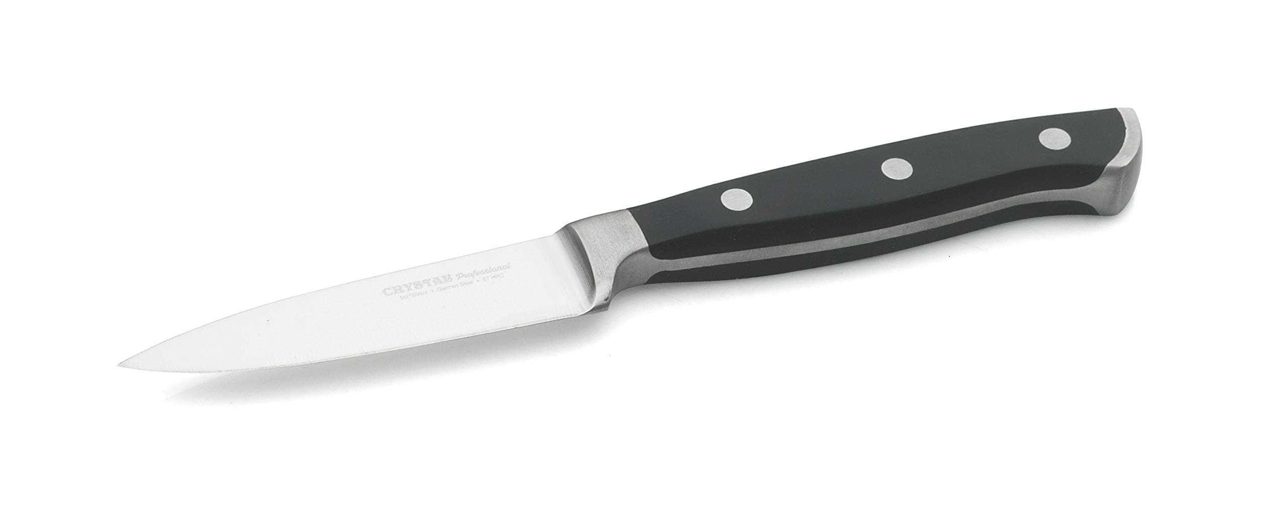 Stainless Steel Paring Knife, Black