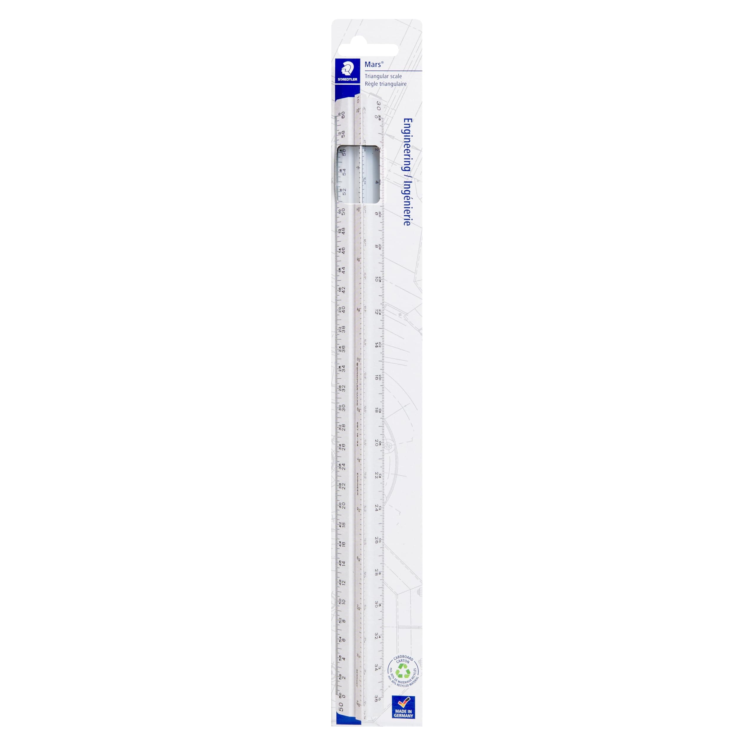 STAEDTLER TRI SCALE 12IN ENGINEER CD