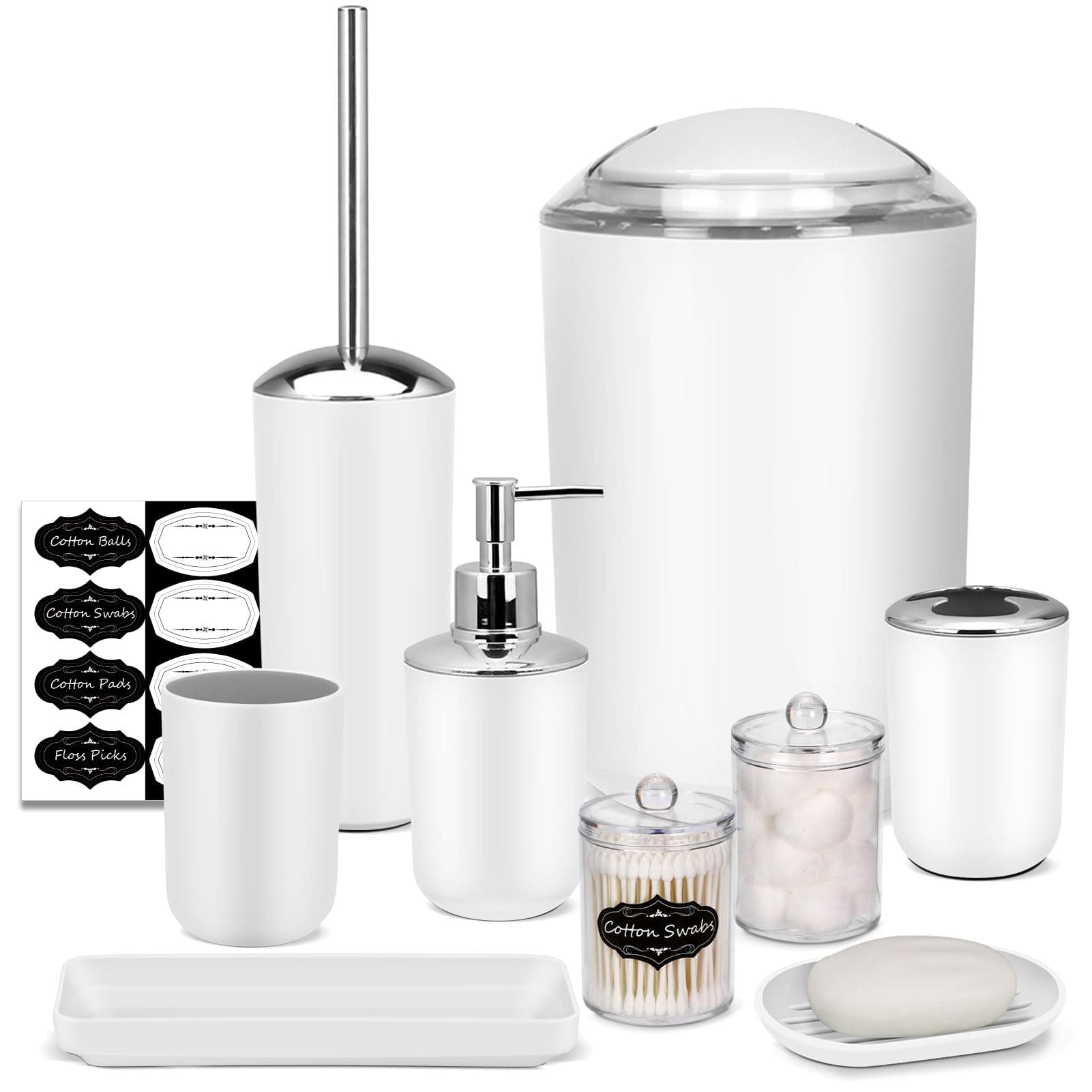 10PCS Green Bathroom Accessories Set