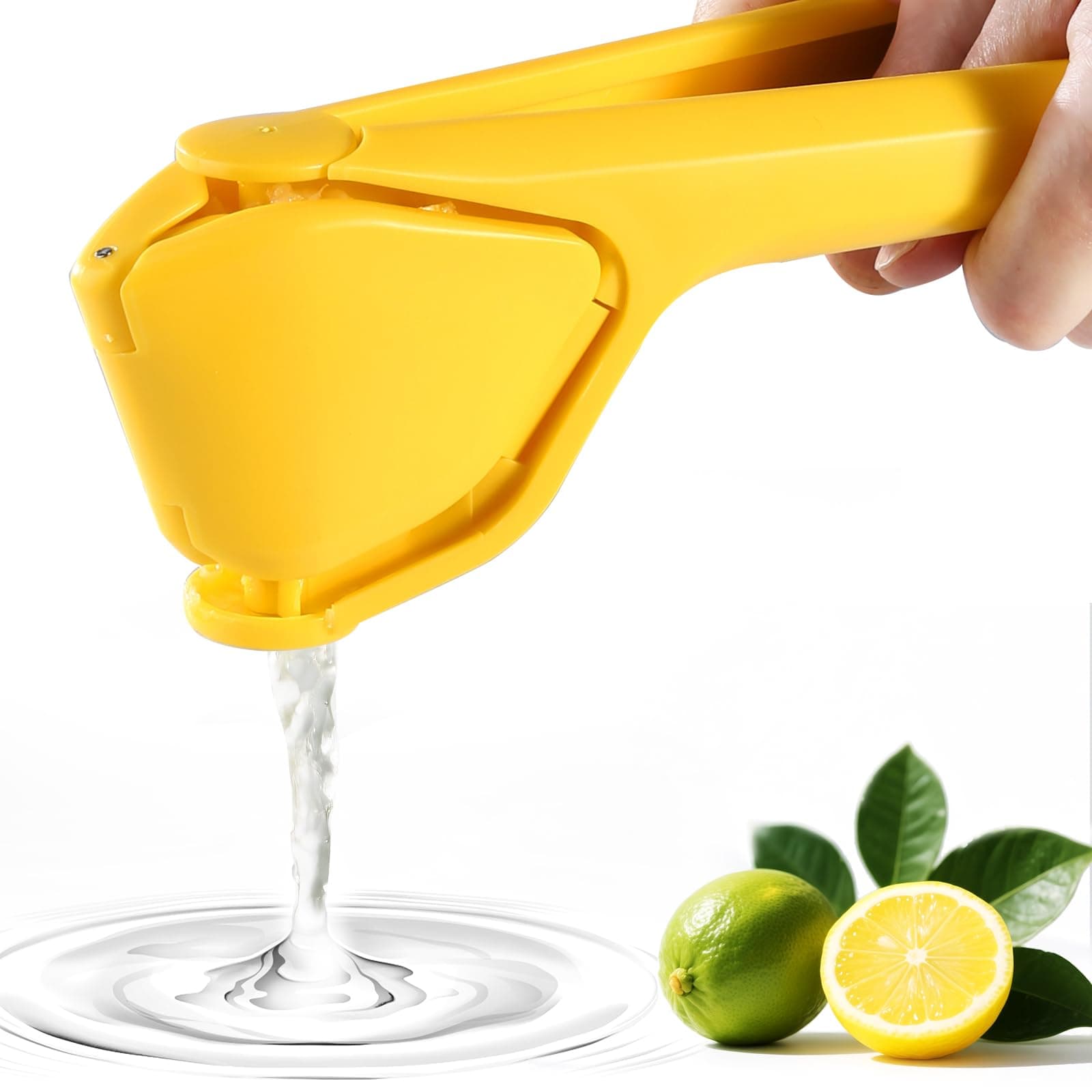 Lemon Squeezer, Effective Squeezing Juice Press, Easy-to-Use, Sturdy Flat Manual Lemon Juicer, Lime Squeezer, Citrus Juice Presser, to Squeeze Lemons, Limes, Citrus, oranges And Other Fruits