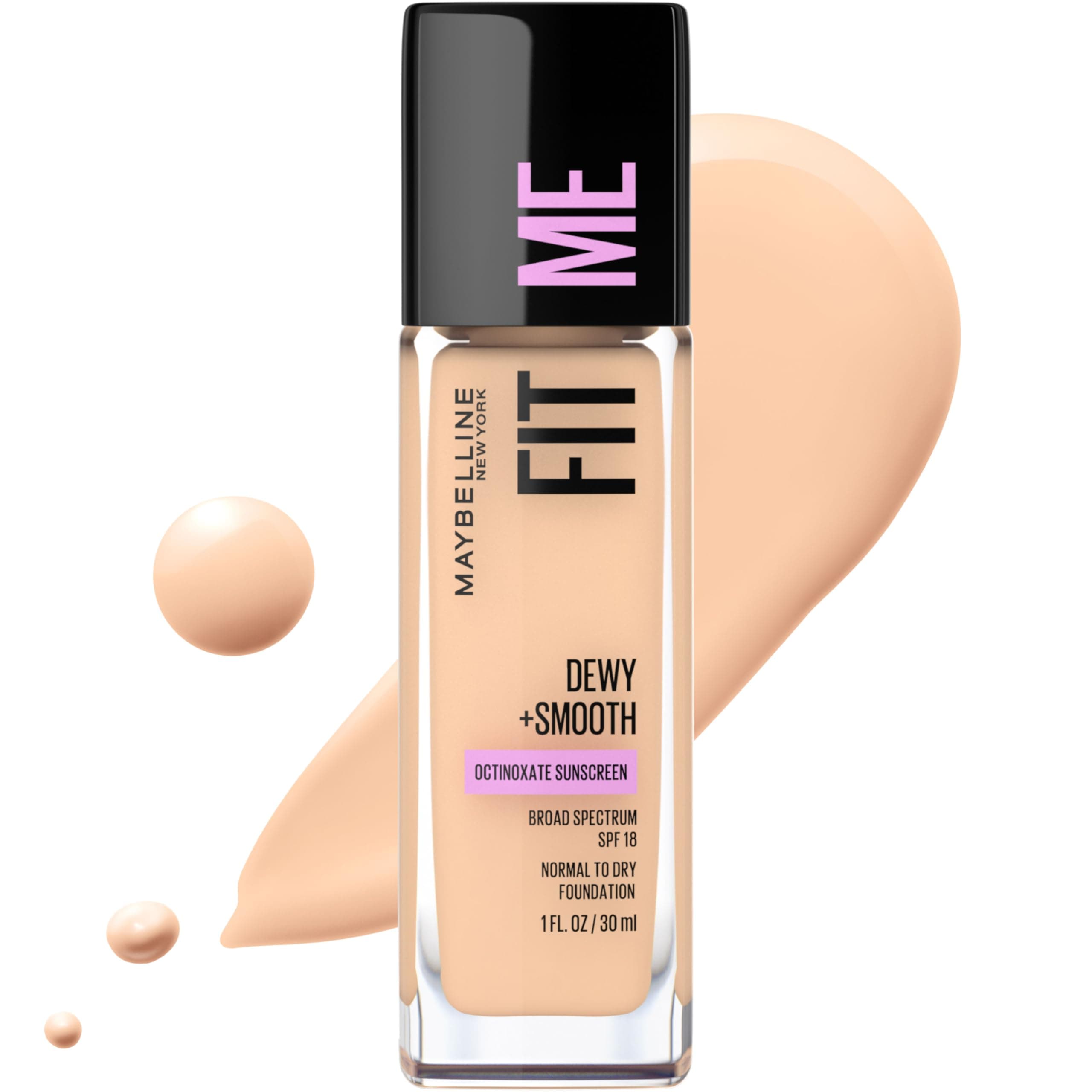 New York Fit Me Foundation (Primer) (110 Porcelain)
