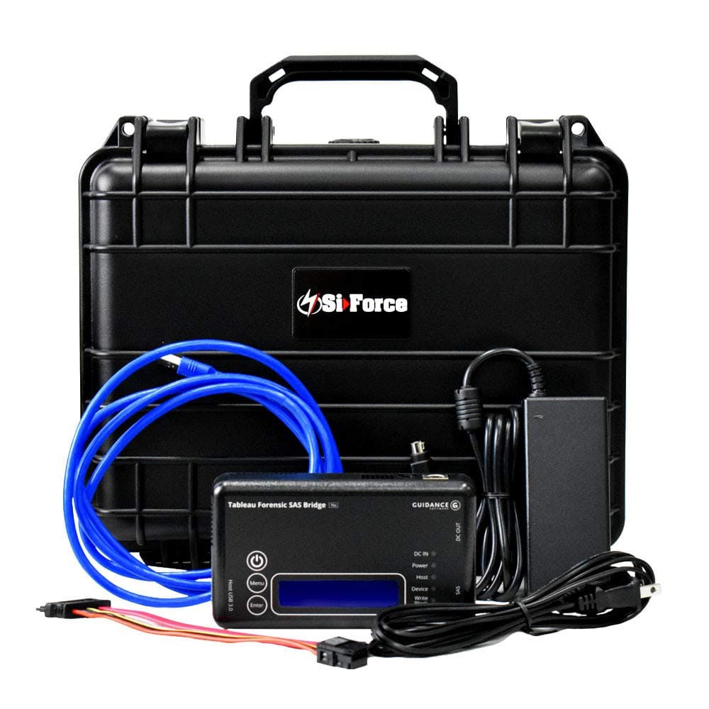 SiForce Tableau Forensic SAS Bridge TK6U Bundle with Rugged Case (TK6U+)