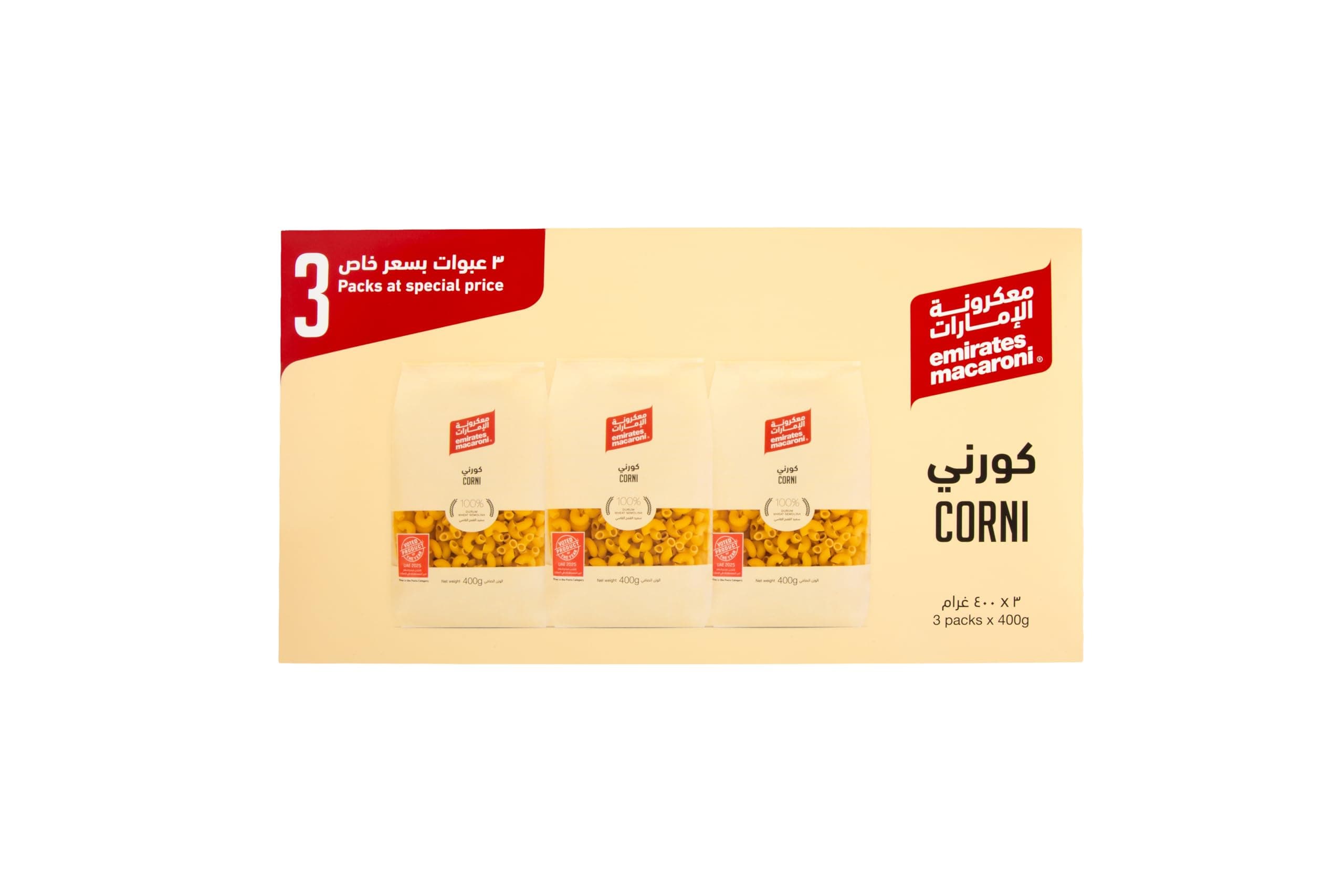 Corni 400G, Pack of 3