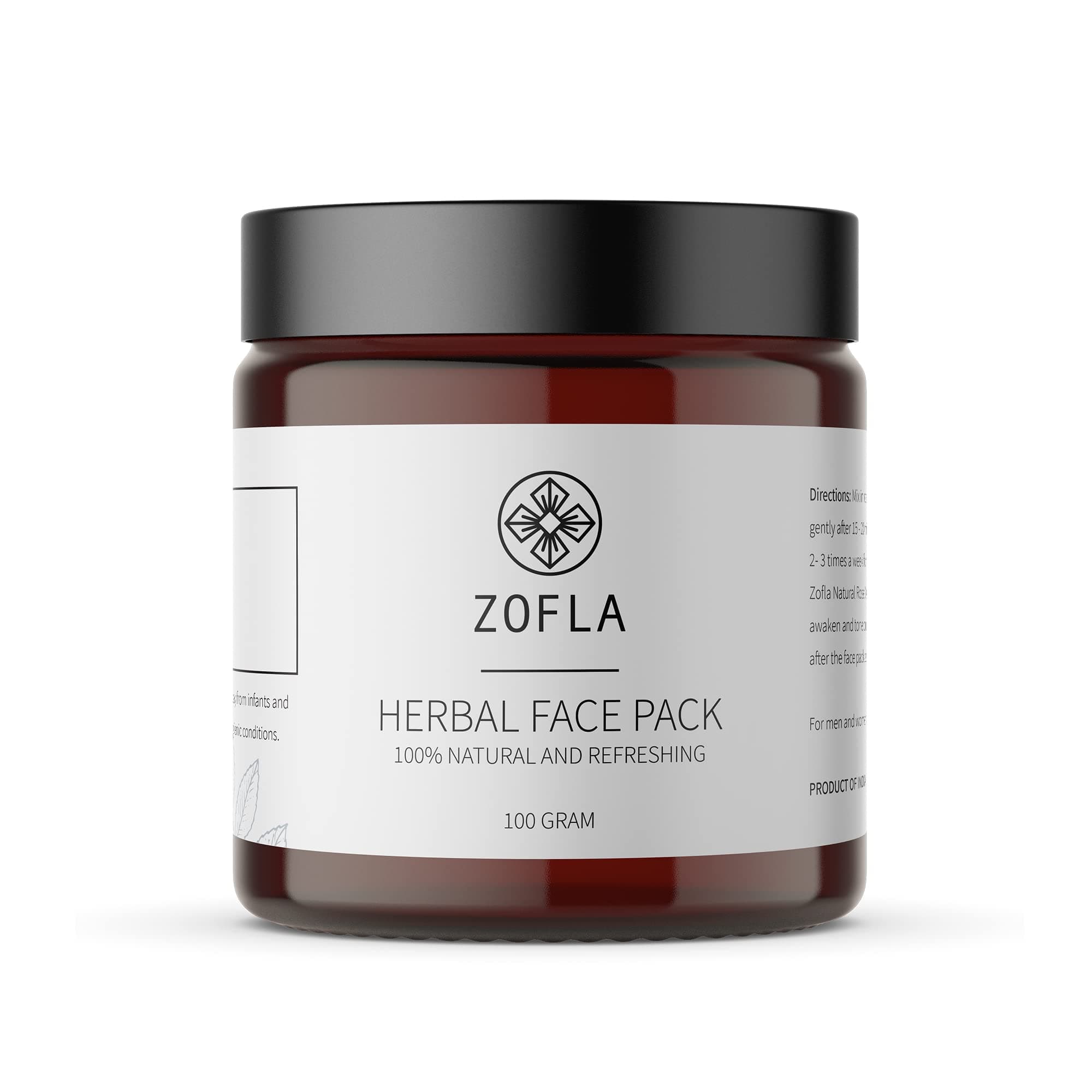 Herbal Face Pack, 100% Natural and Refreshing - 100gram