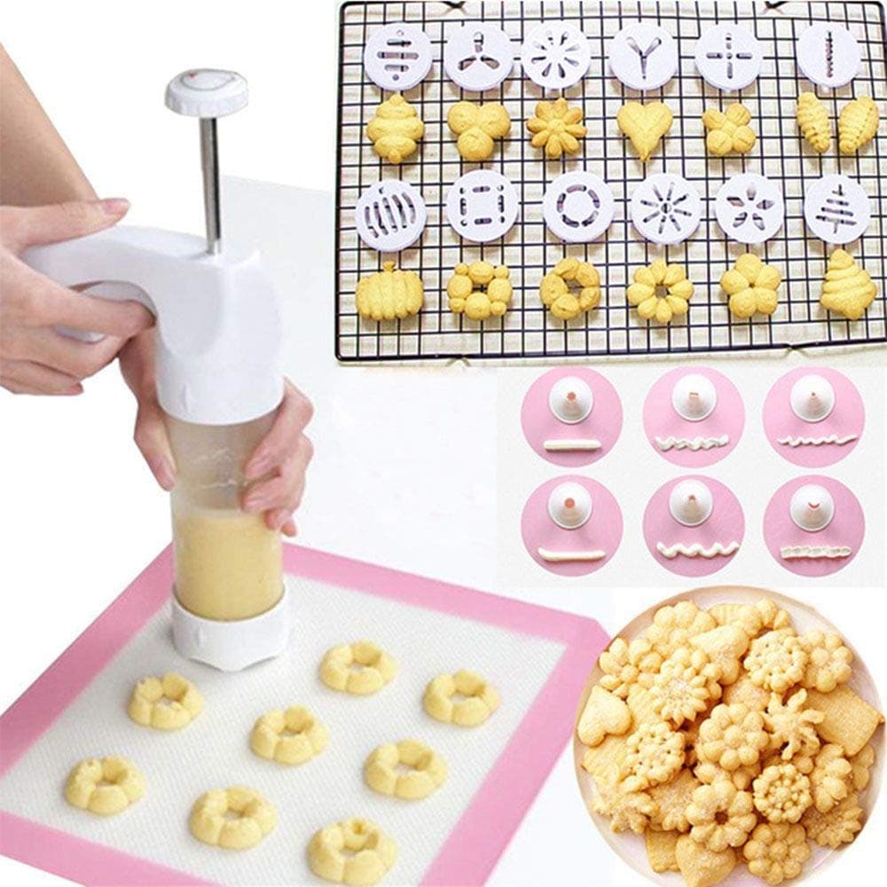 DIY Cookie Tool Biscuit Cookie Extruder Presser Machine Biscuit Maker Cake Making Decorating Gun Kitchen Baking Tools