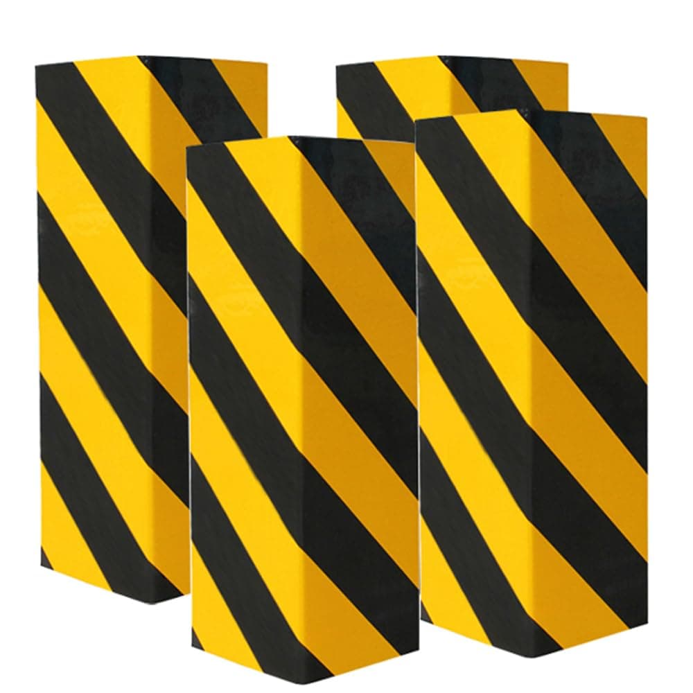 GUEQUITLEX Garage Wall Protector Foam Wall Corner Guard for Parking Garages - Wall Edge Protector Protect Your Car - Garage Wall - Wall Corner Edge and Bumpers Corner Guards 4 pack Black PB004PSP1