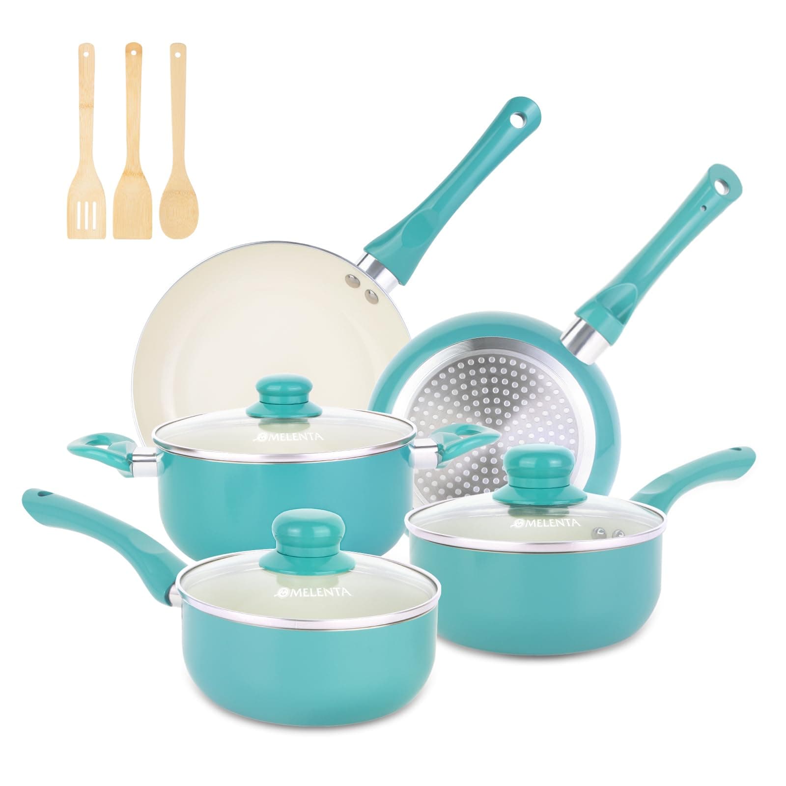 Teal Ceramic Cookware