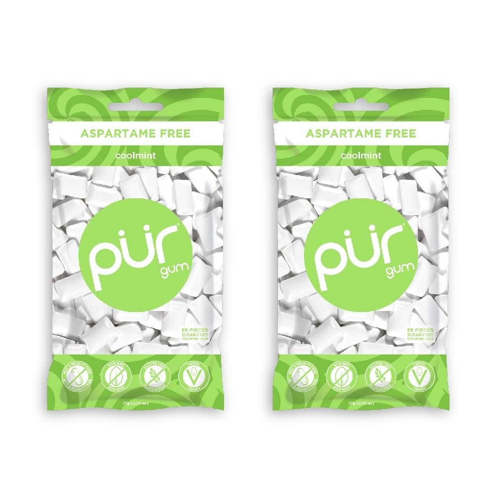 PUR Gum Coolmint, 2.8 oz, 2 Count