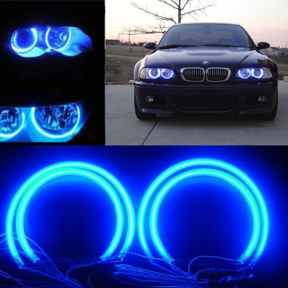 4pcs CCFL Angel Eye Ring White Color For E46 E39 E36 3 Series Coupe (Blue, White) which color tell us before you order
