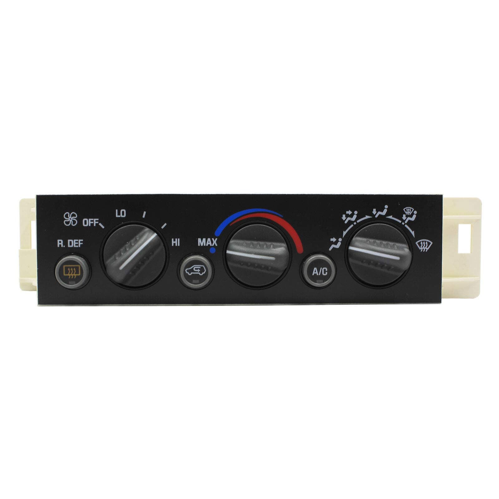 LOSTAR A/C Heater Climate Control Panel with Rear Window Defogger Switch Fits 1996-2000 chevy Suburban Tahoe Yukon 9378805