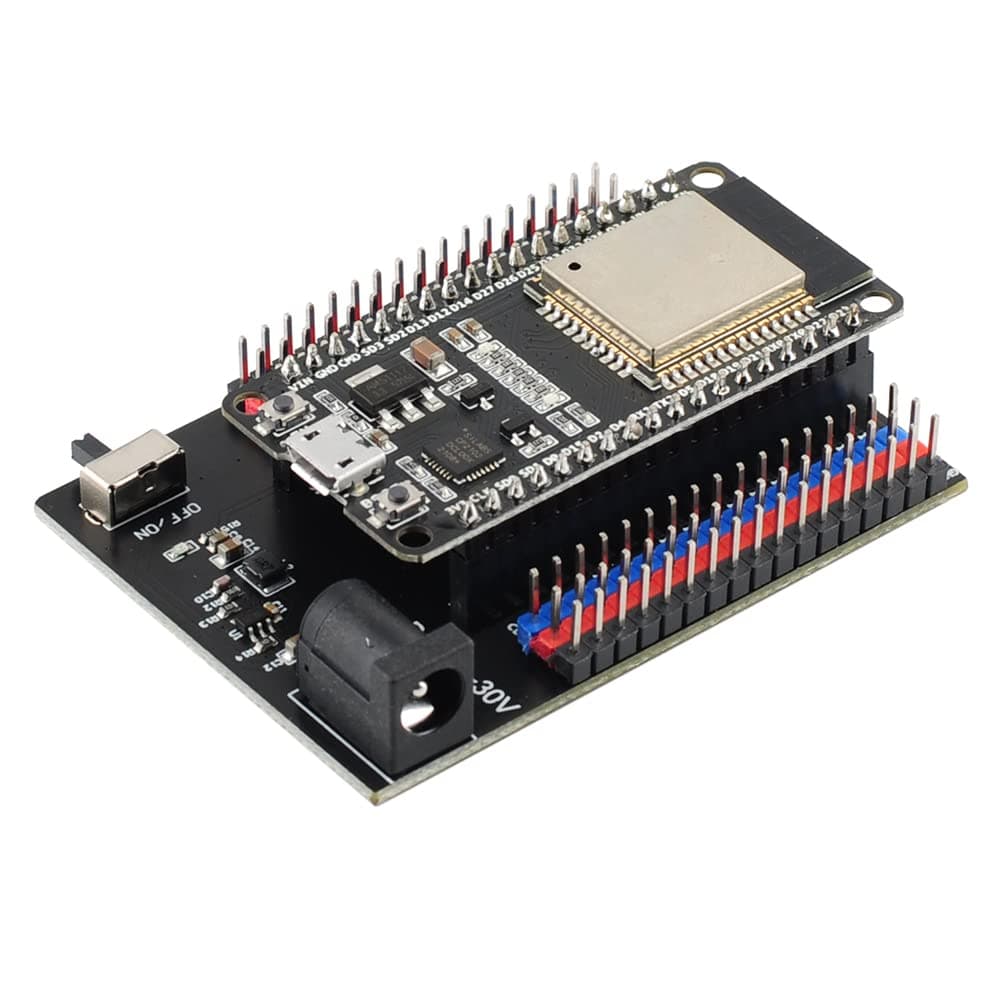 DEVIT V1 ESP32-WROOM-32 Development Board, 36Pins ESP32, ESP-32S 2.4GHz WiFi+BT Dev Module CP2102 for Arduino DOIT, with ESP32 Expansion Board