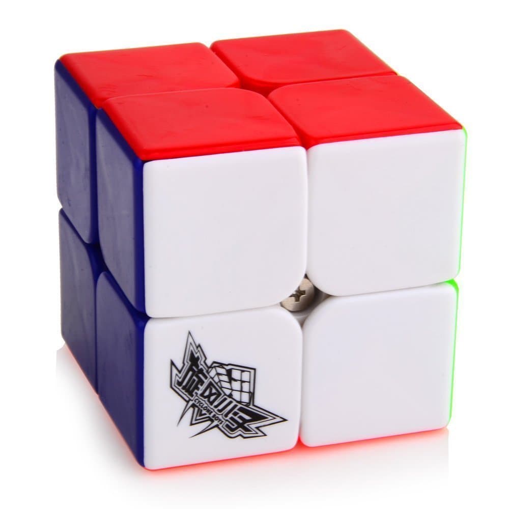 Cyclone Boys Speed Cube 2x2x2 Stickerless 50mm Magic Cube Puzzles Colorful