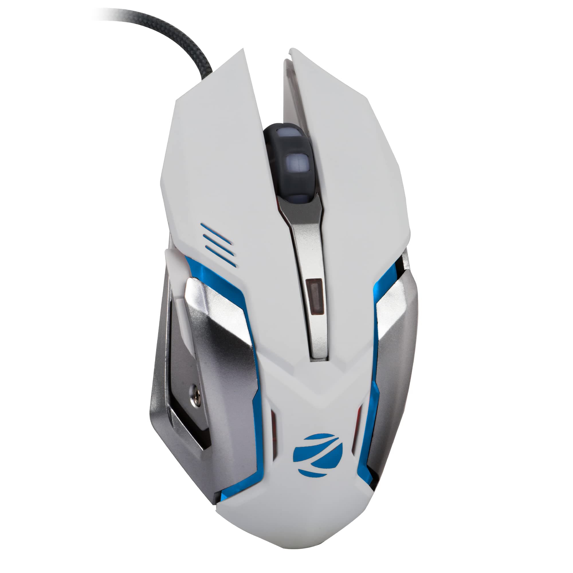 Zeb-Transformer-M Optical USB Gaming Mouse with LED Effect(White)