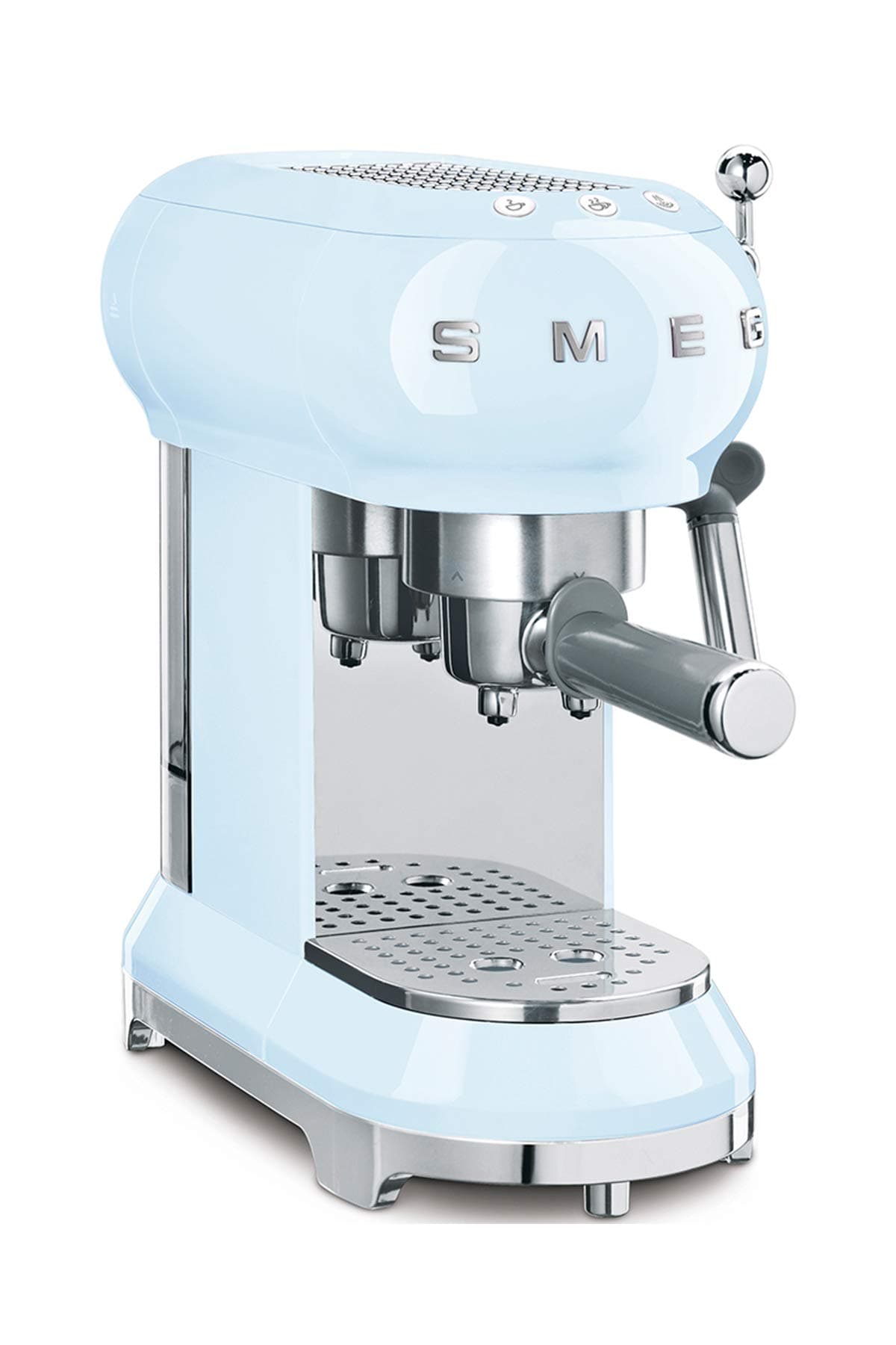 Smeg Espresso Machine, Paster Blue ECF01PBUS