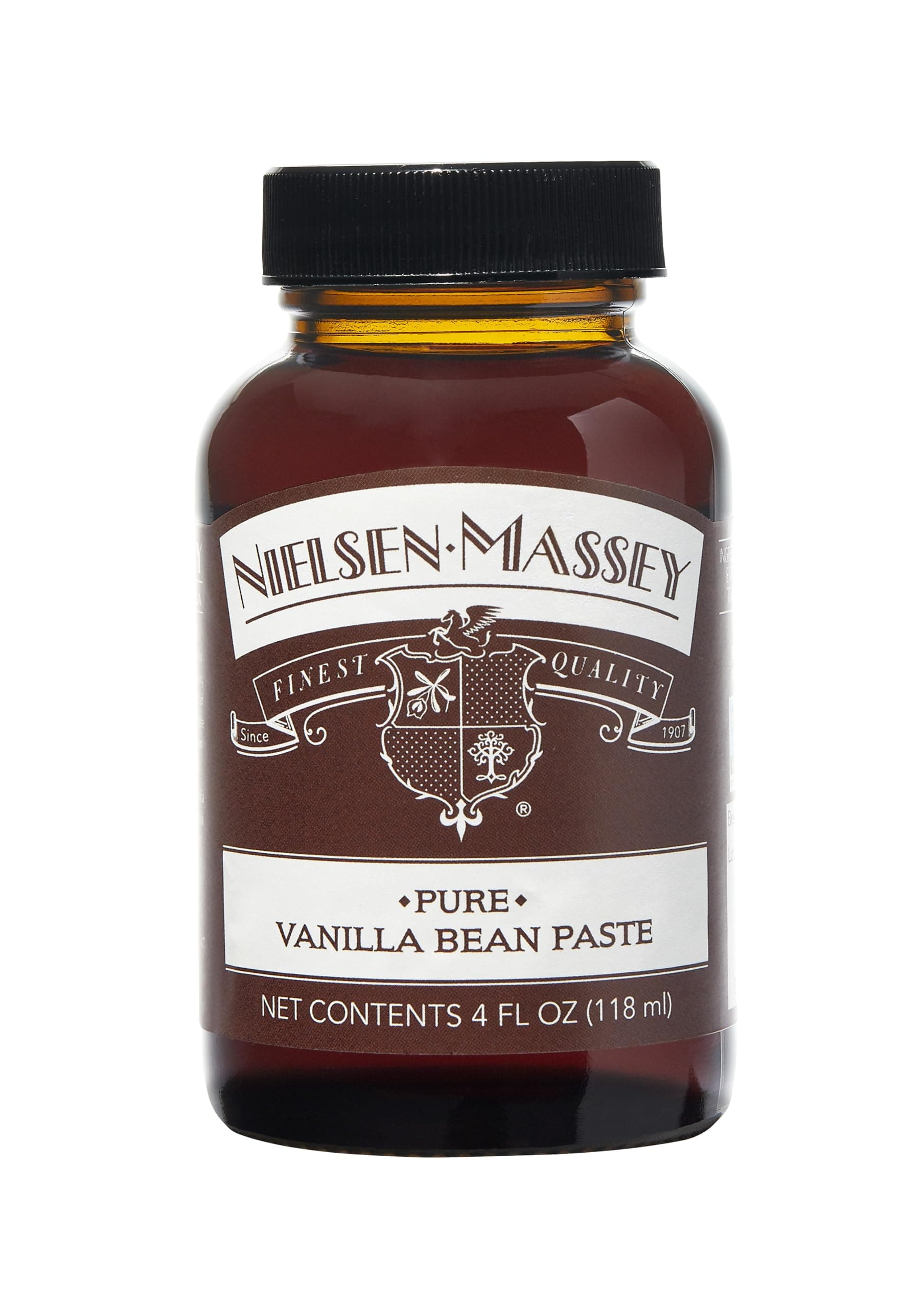 Nielsen-Massey Pure Vanilla Bean Paste for Baking and Cooking, 4 Ounce Jar