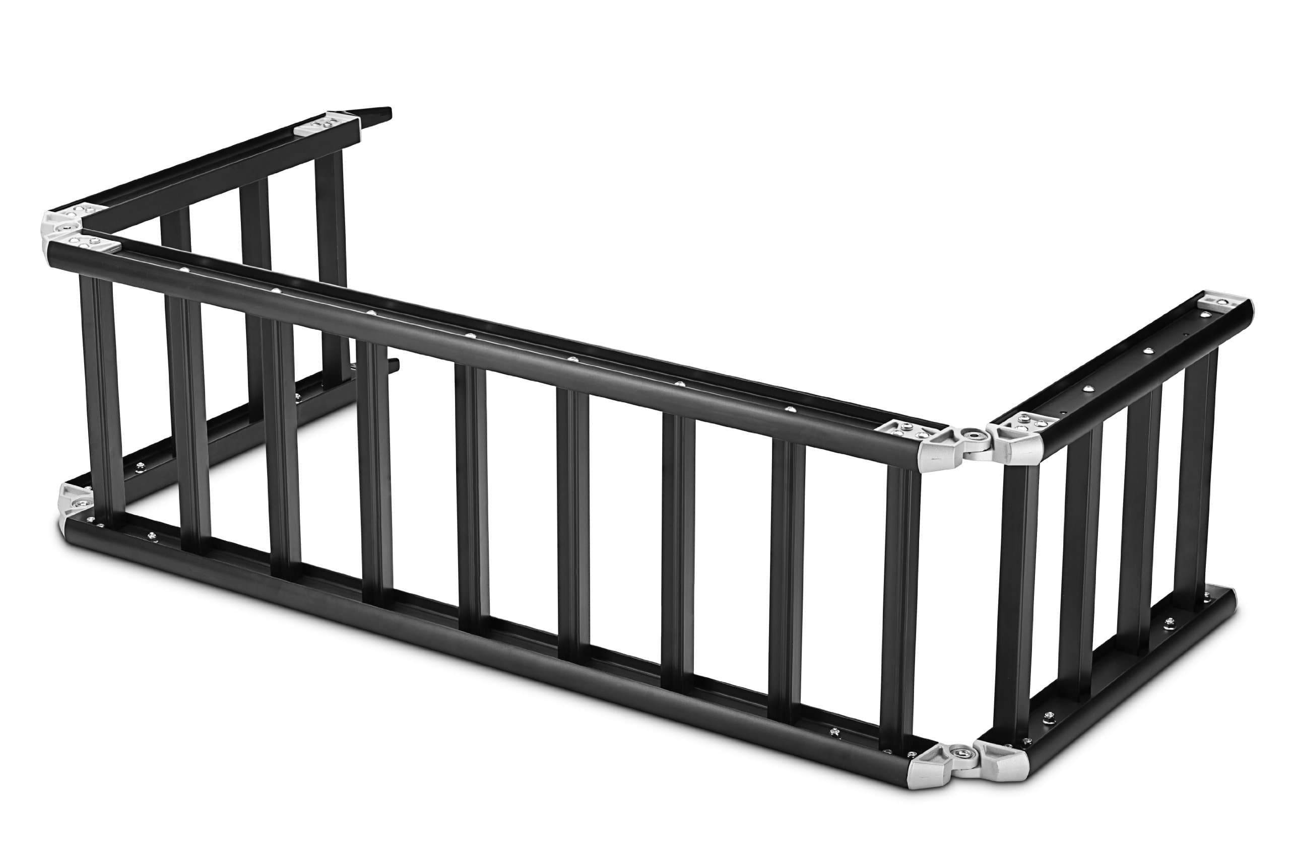 ReadyRamp I-Beam Compact Bed Extender/Ramp Black 90" Open 50" on Truck