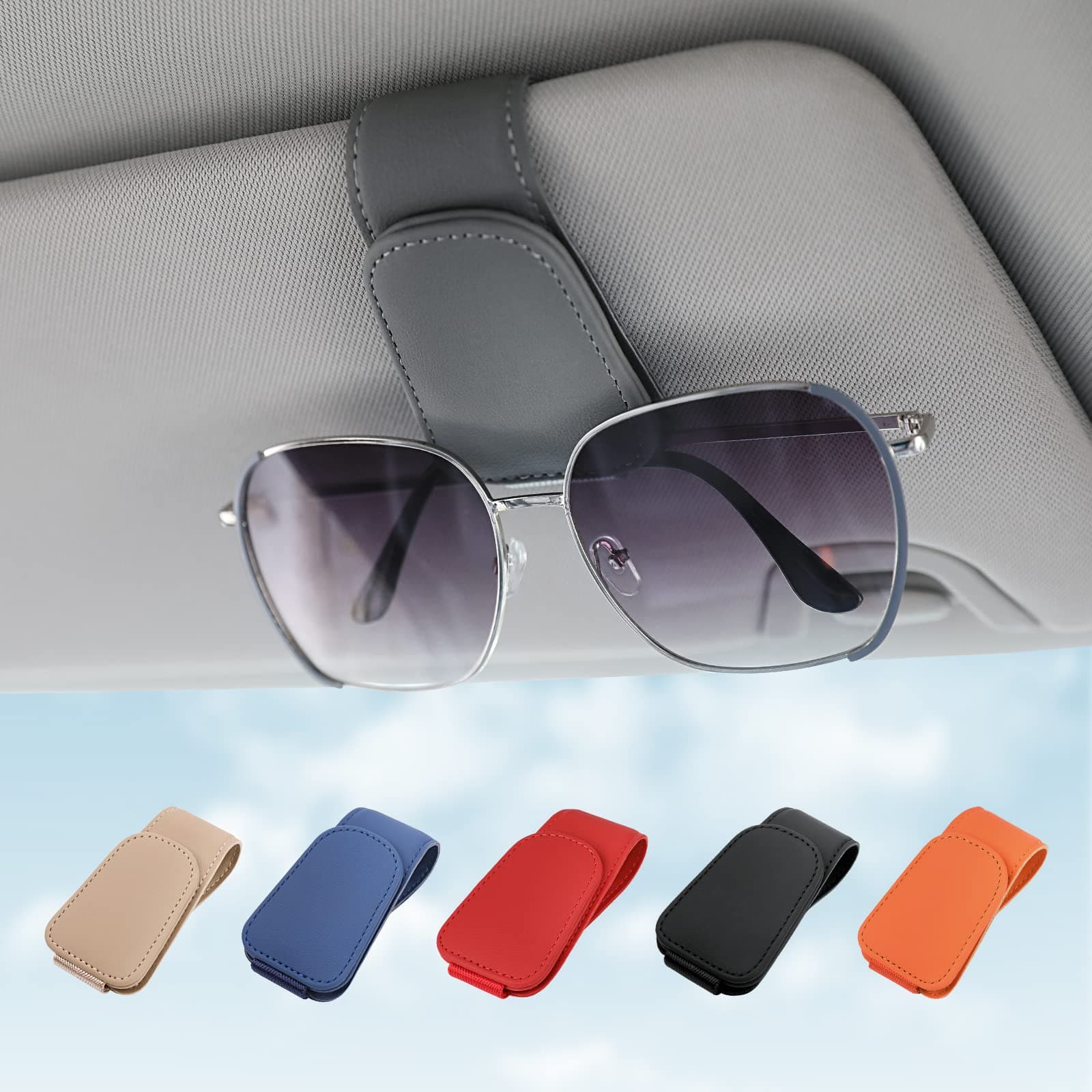Sunglass holder for car