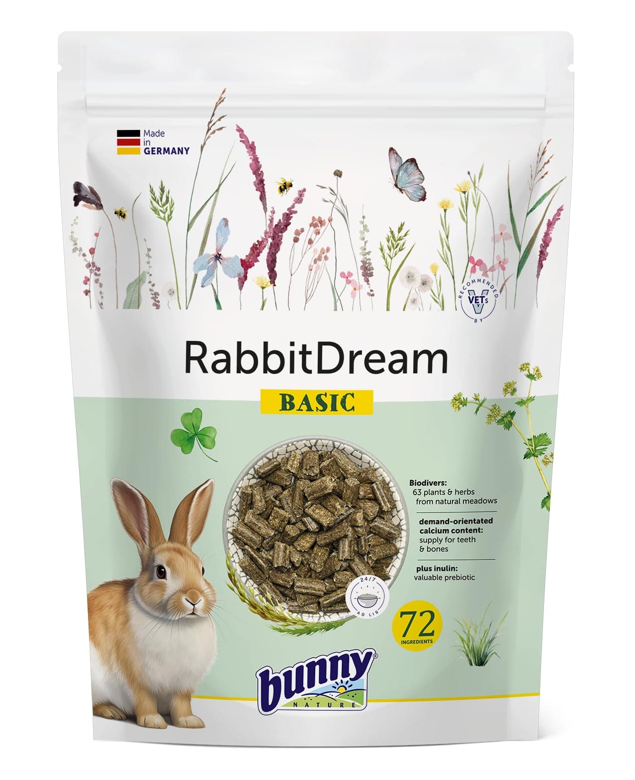 Bunny Nature Super Premium Food Rabbit Dream Basic 1.5 kg