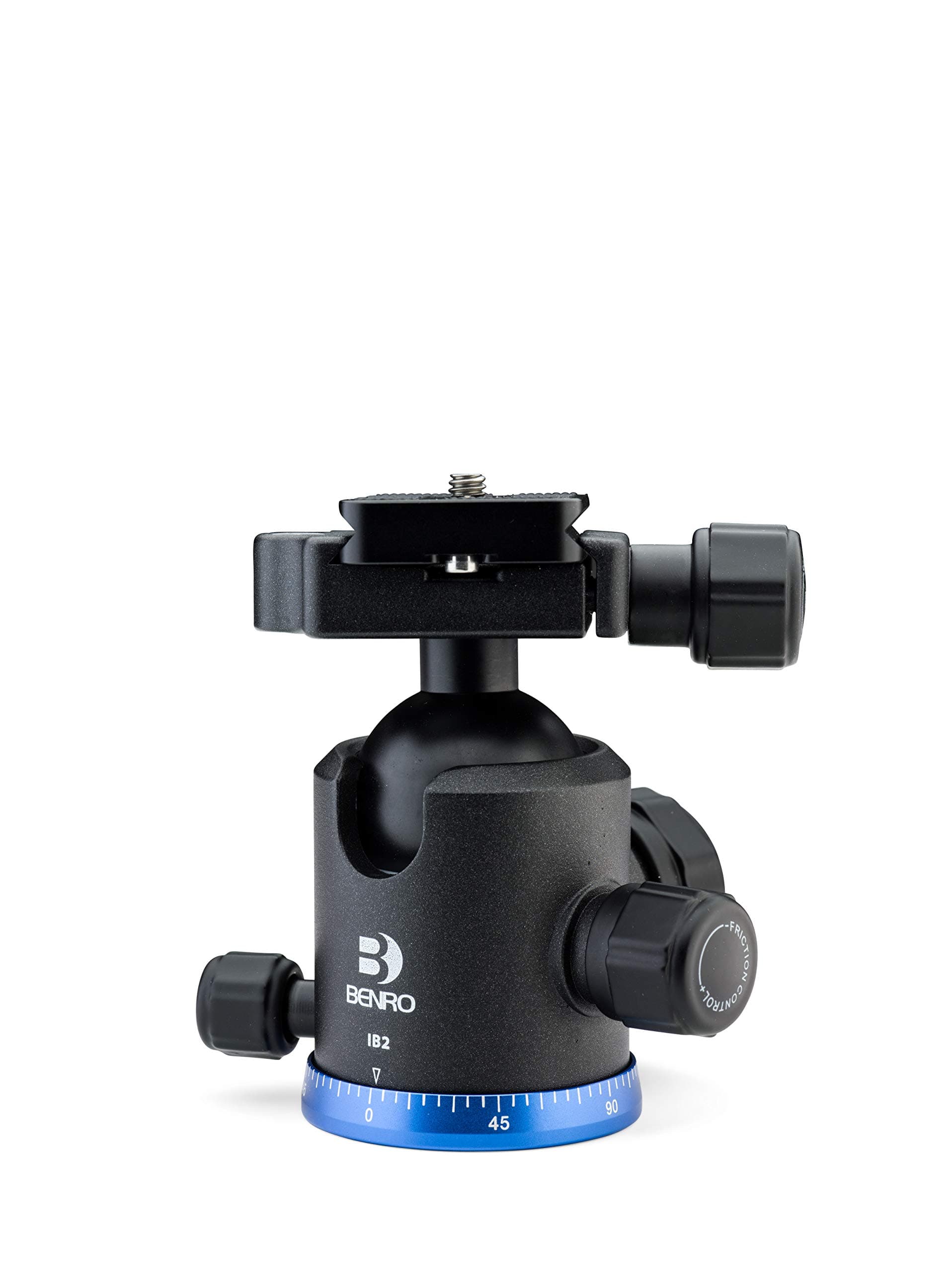 IB2 Triple-Action Ball Head – Arca-Compatible Quick Release, Independent Pan Lock, Friction Control, Smooth Precision Movement for Tripods & Professional Photo Setups (IB2)