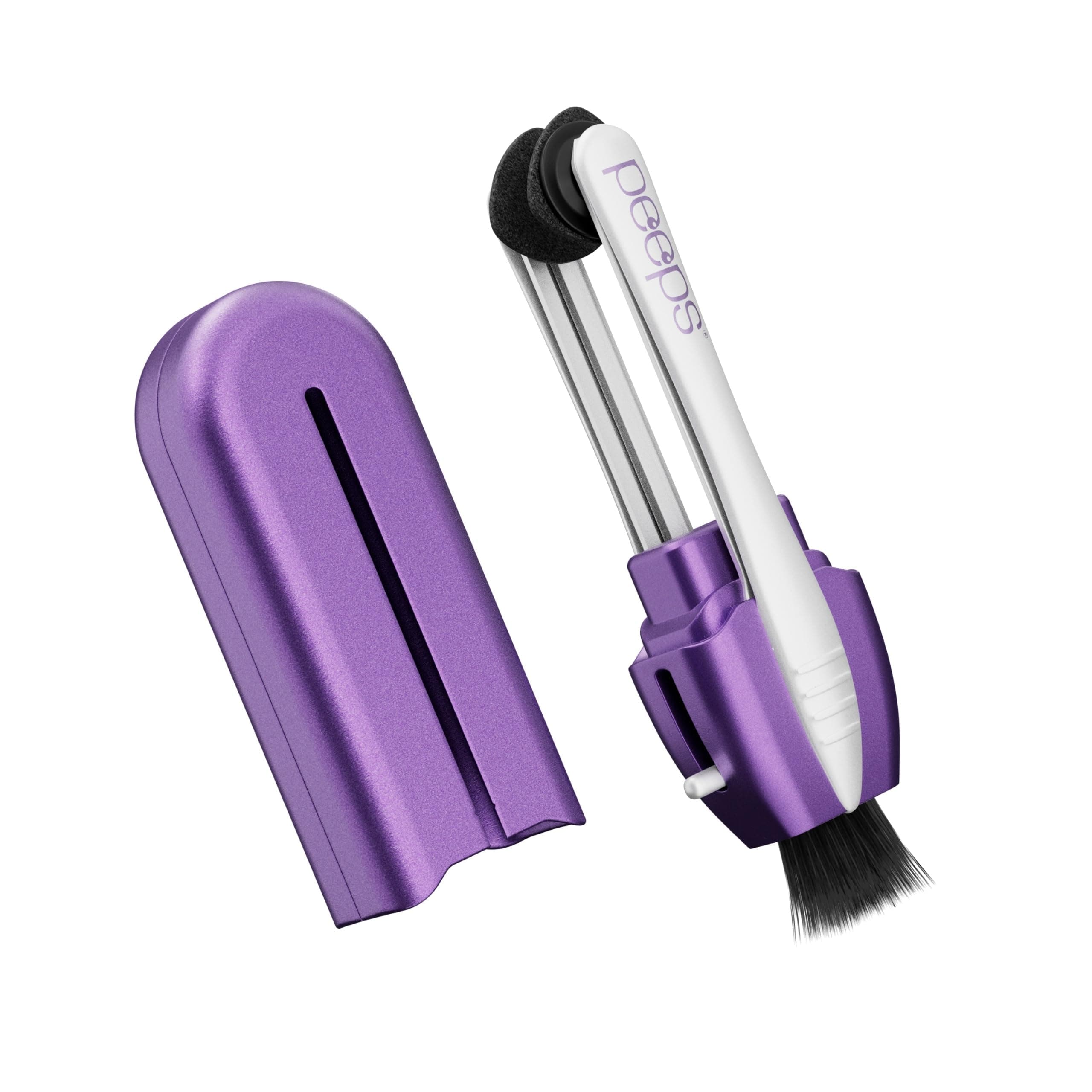 CarbonKlean Peeps Eyeglass Lens Cleaner - Efficient and Durable Carbon Microfiber Technology - Exclusively Used by NASA - 500 Uses (Soft Touch Lavender)